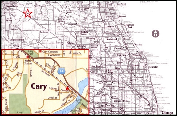 Cary Map